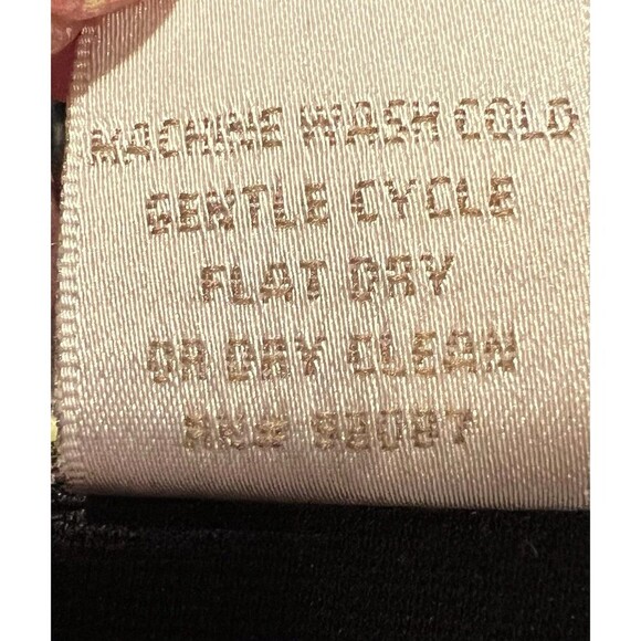 Thalian Women's Black Skirt Pencil Pleated Hem Size Small/4 - Picture 4 of 4